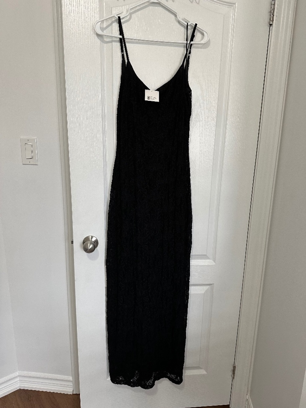 Black maxi dress